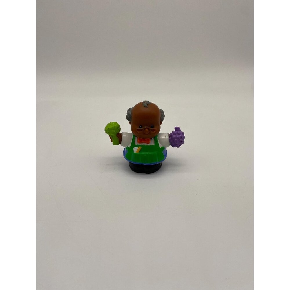 Fisher-Price Little People Grocery Store Clerk Figurine: Toddler Educational Toy